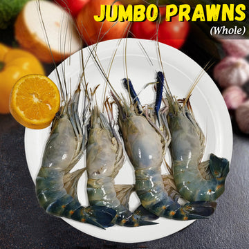 Jumbo Scampi Prawns (Whole) Nt. Wt. 300g (2-3 pcs)
