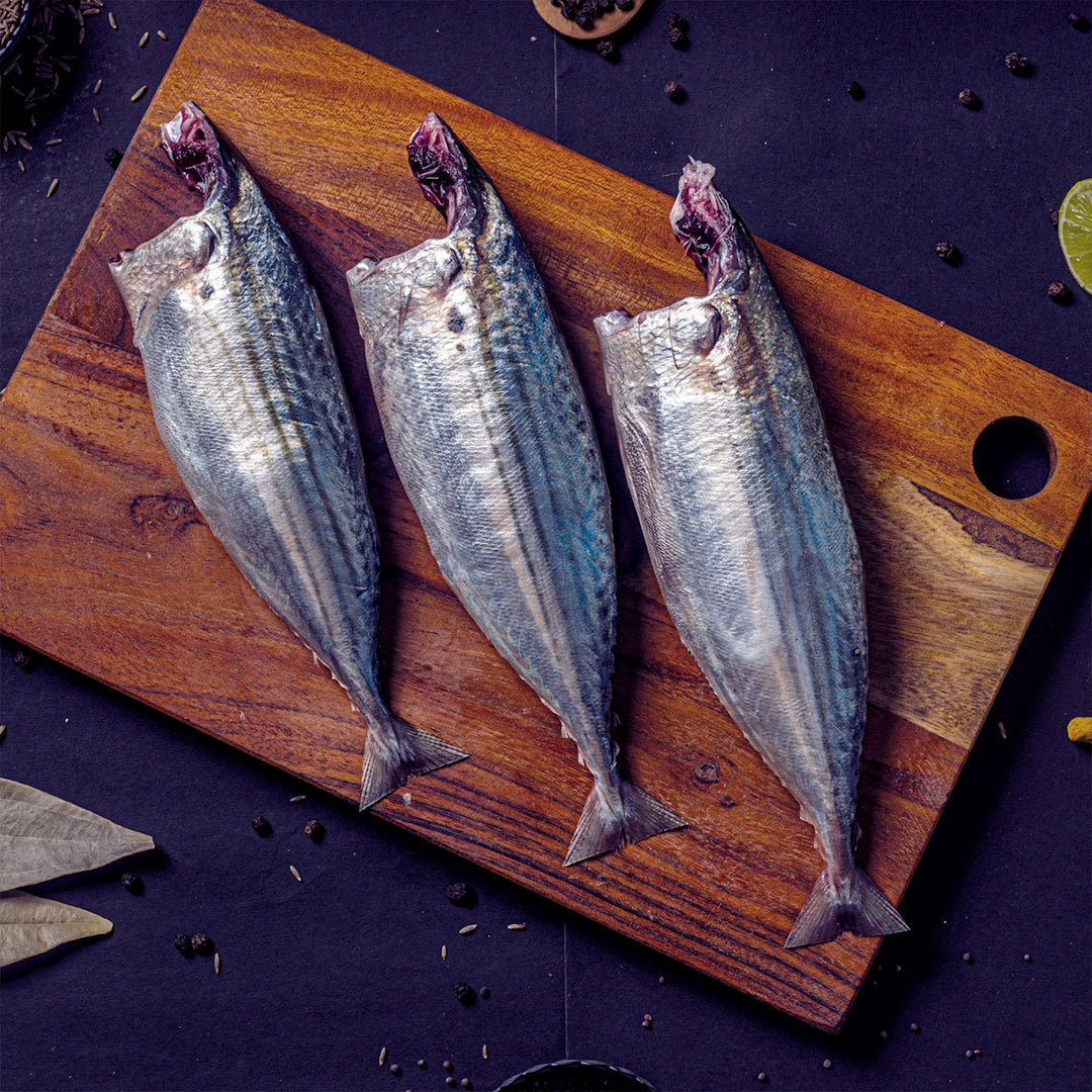 Mackerel Whole Cleaned Nt. Wt. 400-450g (2-3 pcs)