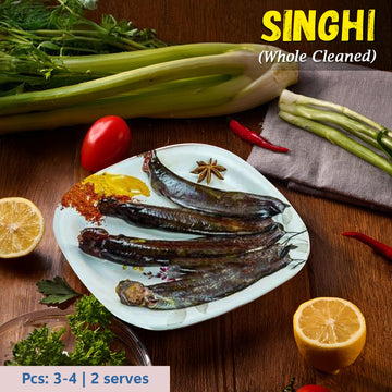 Singi (Singhi) Whole Cleaned Nt. Wt. 380-420g (12-14 pcs)