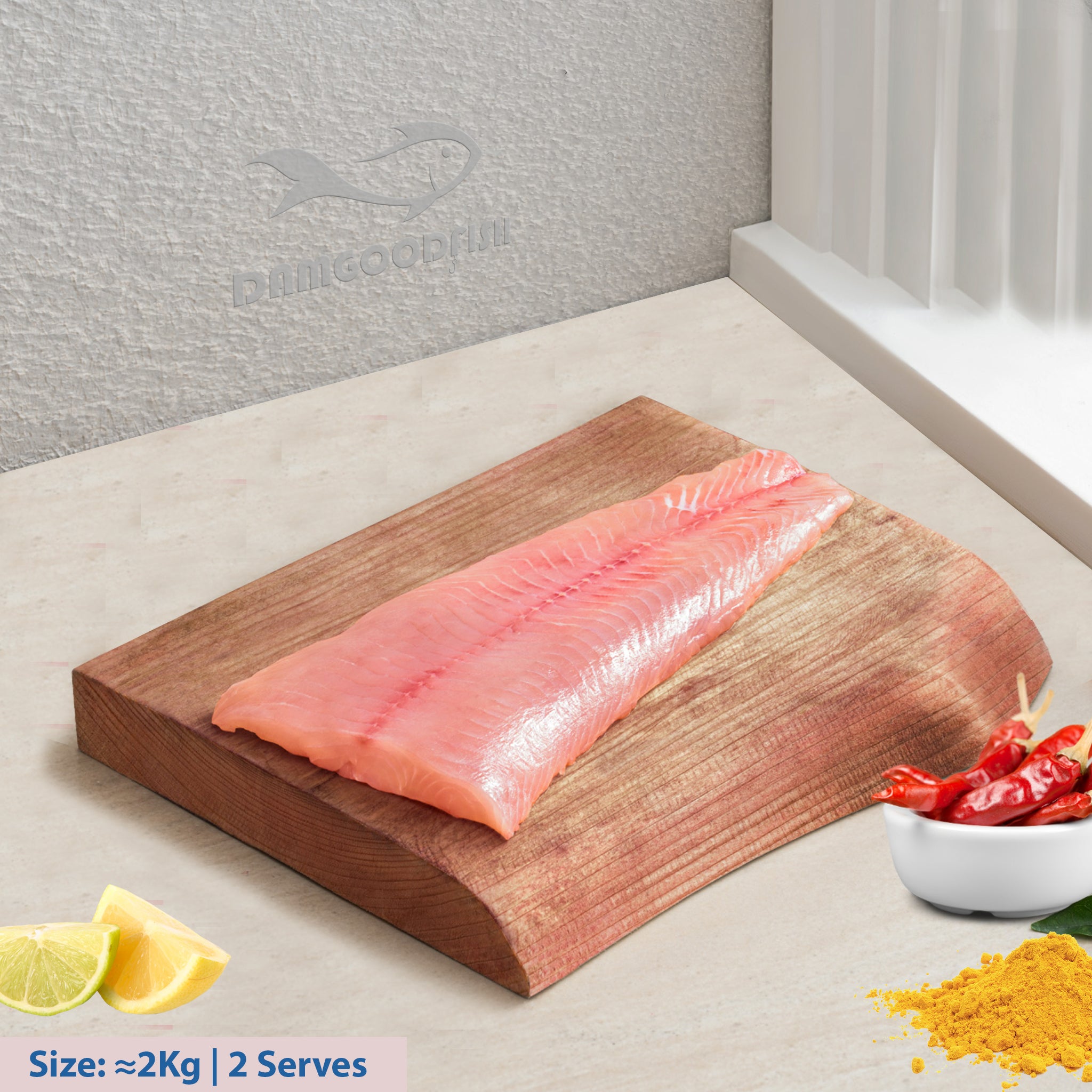 Sol/Sole Fish (Murrel) Boneless Fillets Nt. Wt. 300g Dam Good Fish