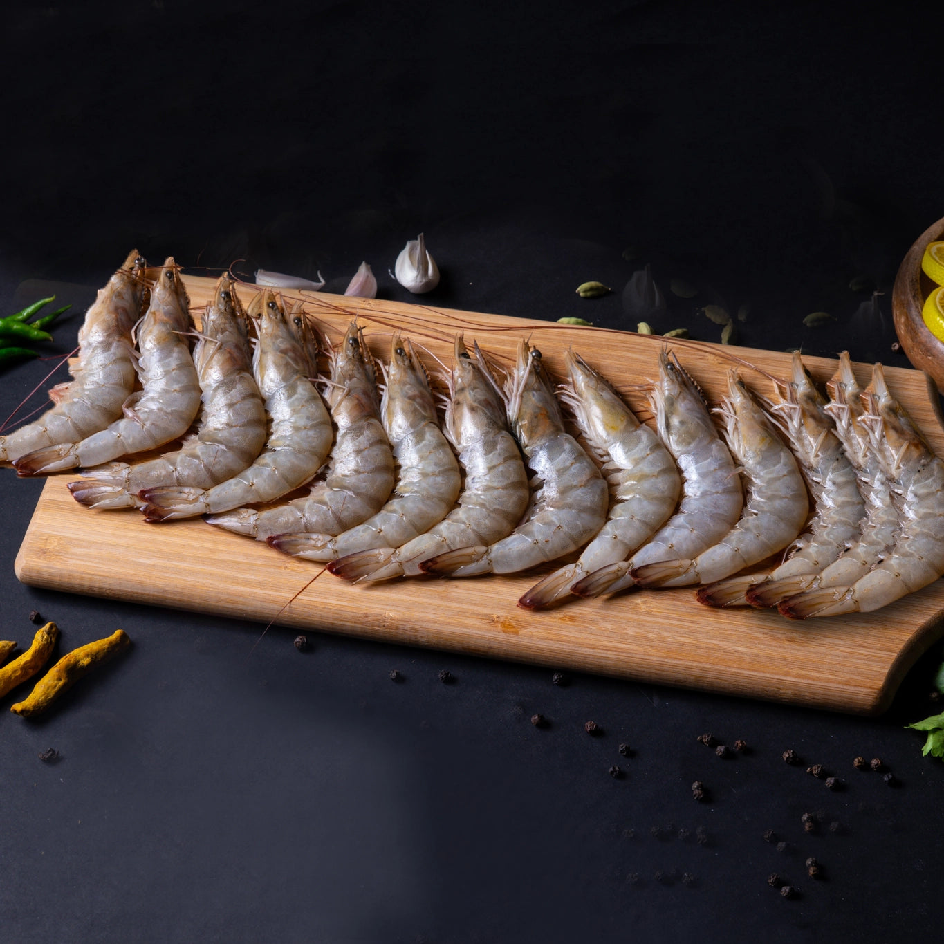 Prawns (Whole) Nt. Wt. 300g (12-16 pcs)