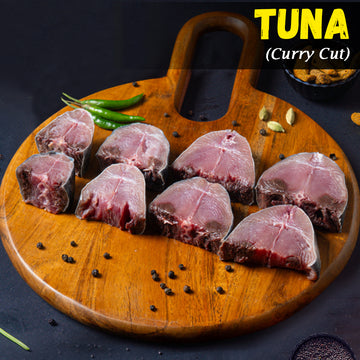 Tuna Fish (Choora Mach) Curry Cut Medium Nt. Wt. 500g (6-8 pcs)