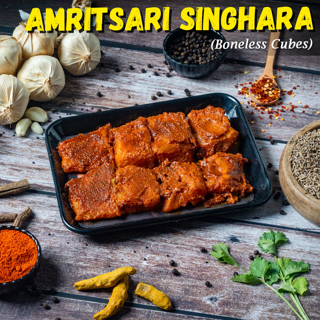 Amritsari Singhara (Boneless Cubes) Nt. Wt. 300g (5-7 pcs)