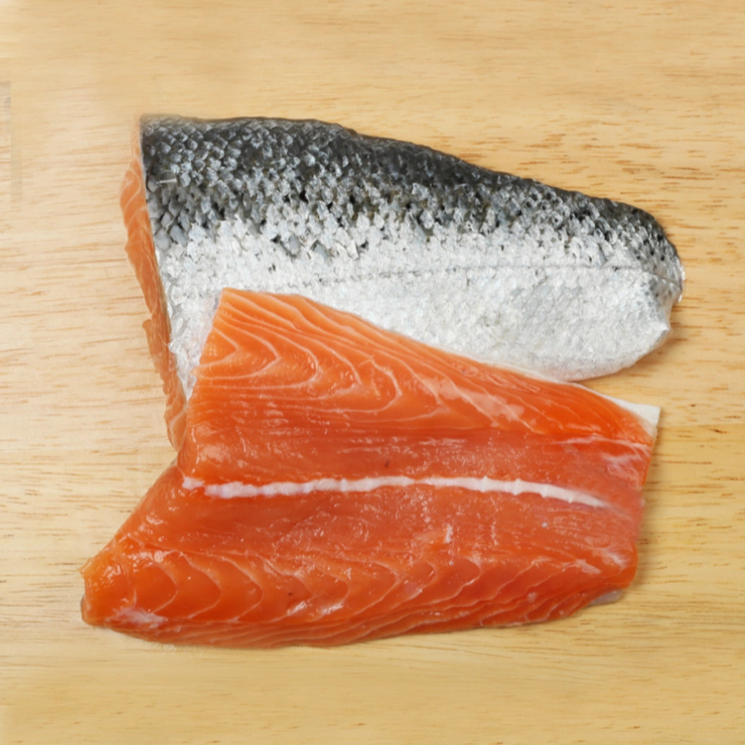 Atlantic Salmon Boneless Fillets (With Skin) Nt. Wt. 170-200g (1 pc)