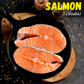 Atlantic Salmon Steaks Nt. Wt. 400g (2-3 pcs)