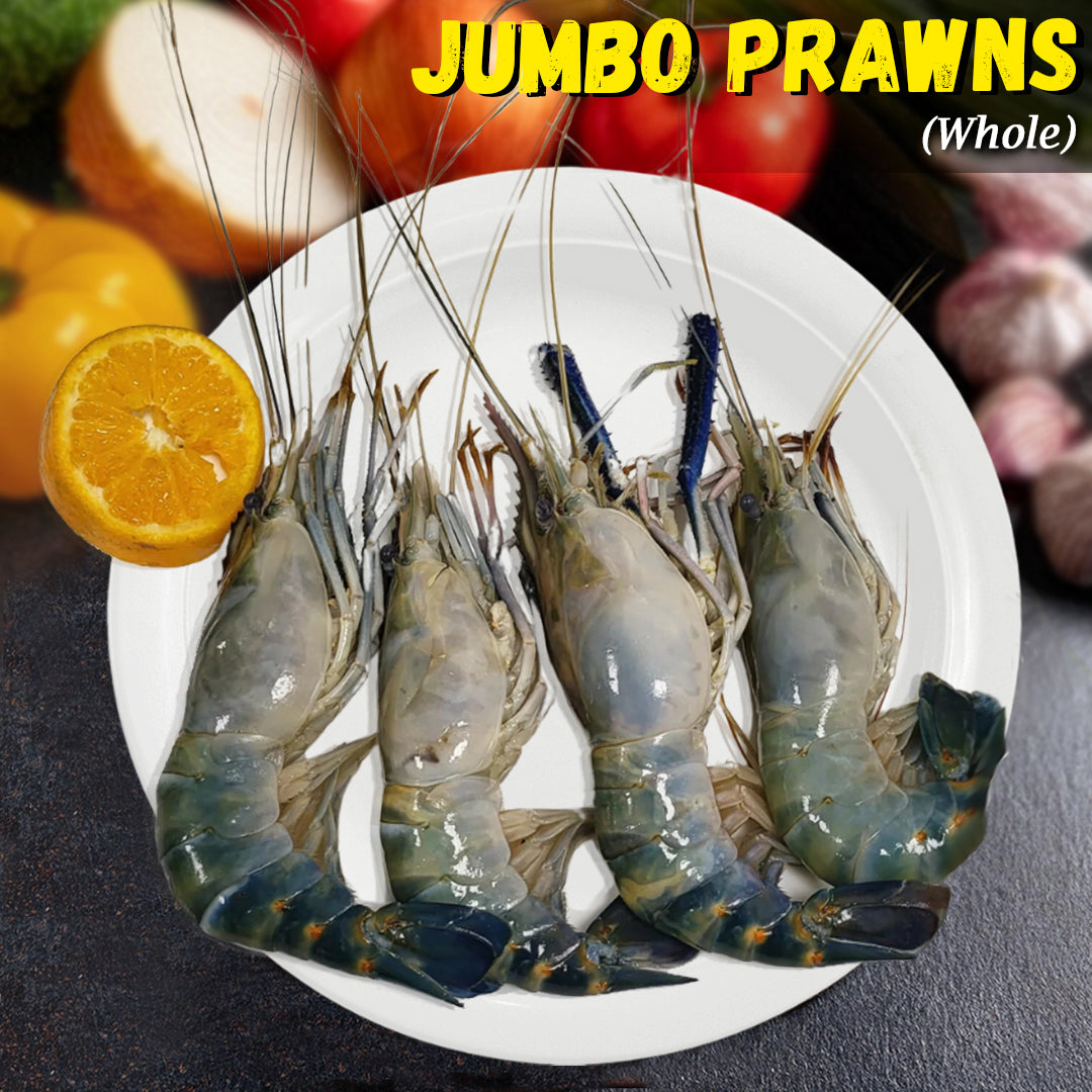 Jumbo Scampi Prawns (Whole) Nt. Wt. 300g (2-3 pcs)