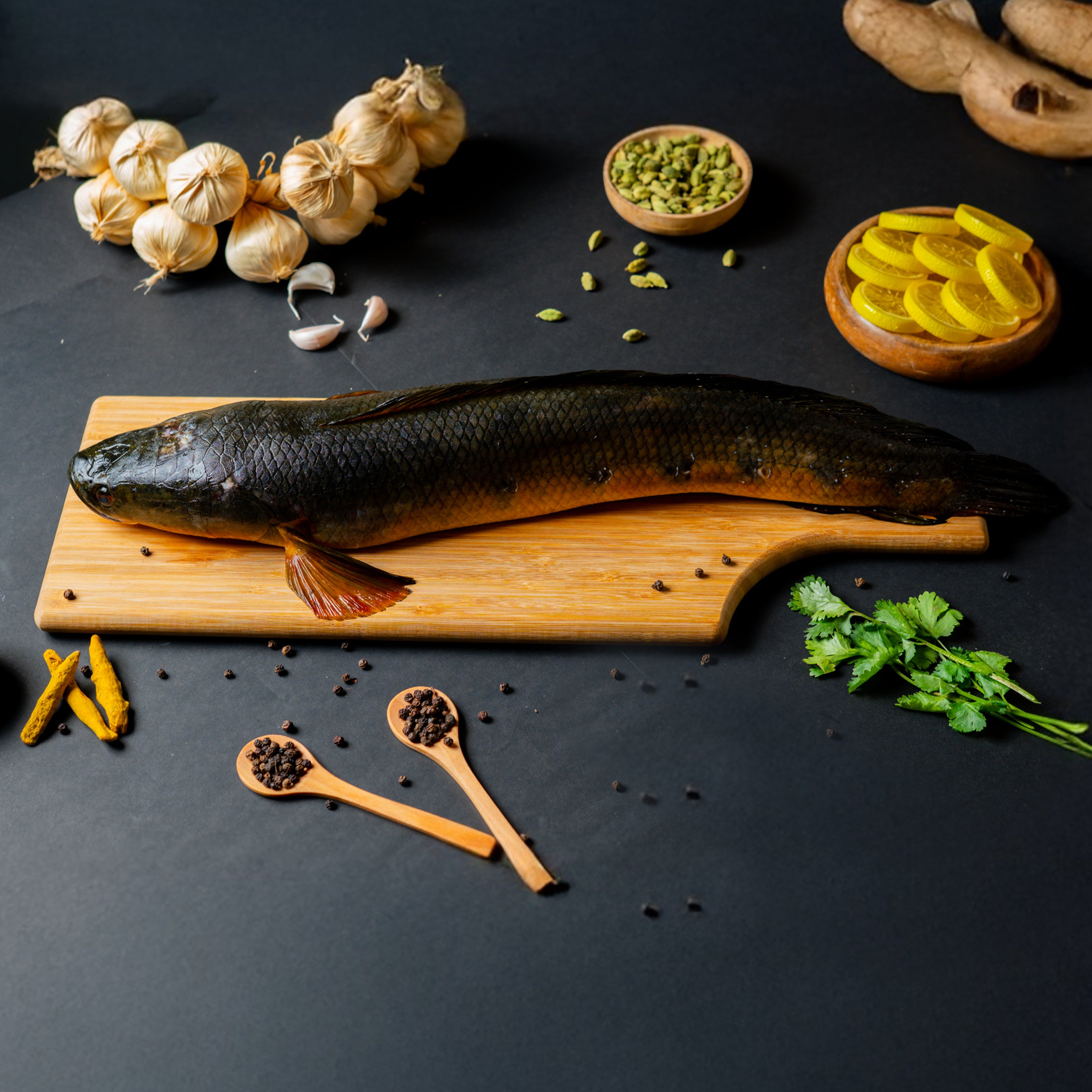 River Sole Fish (Murrel) Boneless Fillets Nt. Wt. 300g (1-2 pcs)