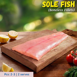 River Sole Fish (Murrel) Boneless Fillets Nt. Wt. 300g