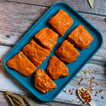 Tandoori Basa (Boneless Cubes) (Pangasius, Basa) Nt. Wt. 300g (8-10 pcs)