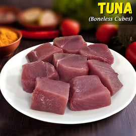 Tuna Fish (Choora Mach) Boneless cubes Nt. Wt. 300g (6-8 pcs)