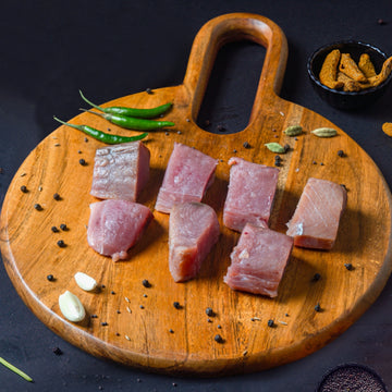 Fresh Tuna Choora Mach Boneless Cubes 300 g (6–8 pcs)
