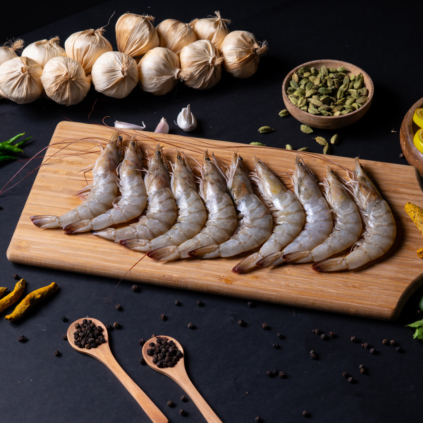 Prawns (Whole) Nt. Wt. 300g (12-16 pcs)
