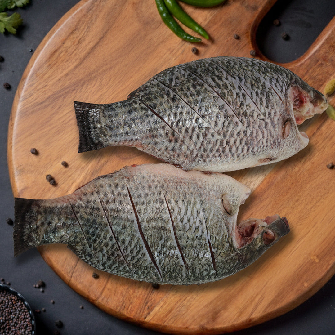 Tilapia (whole clean) Nt. Wt. 450-500g (1-2 pcs)