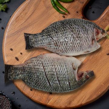 Tilapia (whole clean) Nt. Wt. 450-500g (1-2 pcs)