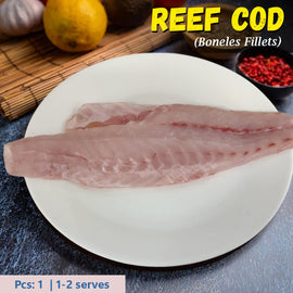 Reef cod Boneless Fillets Nt. Wt. 300g