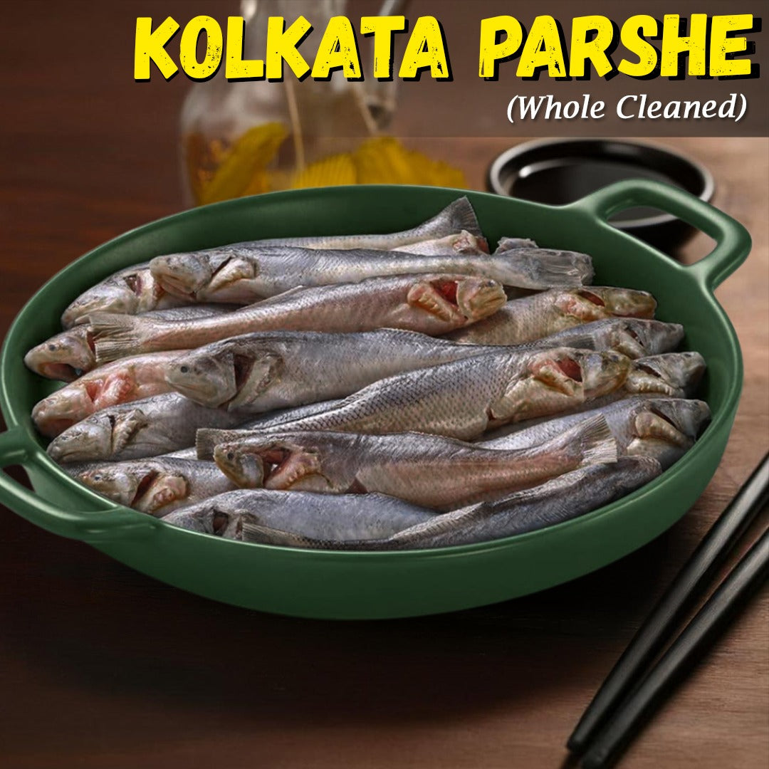 Kolkata Parshe / Shorda / Kanambu Whole Cleaned Nt. Wt. 350-400g