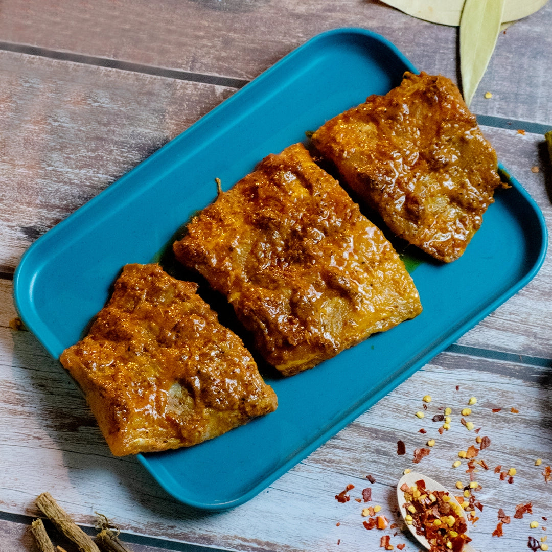 Chilli Garlic Basa Fry Cut Nt. Wt. 300g (2-4 pcs)