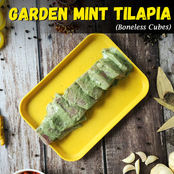 Garden Mint Tilapia Boneless Cubes Nt. Wt. 300g (10-12 pcs)