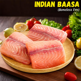 Indian Baasa (Pangasius, Basa) Boneless Fry Cut Nt. Wt. 300g (3-4 pcs)