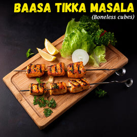 Indian Baasa Tikka Masala (Boneless Cubes) (Pangasius, Basa) Nt. Wt. 300g (8-10 pcs)