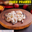 Tiger Prawns with tail on (Peeled & Deveined) Nt. Wt. 250g (7-9 pieces)