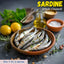 Sardine Whole Cleaned with Head Nt. Wt. 450-500g (7-9 pcs)