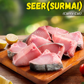 Seer (Surmai) Fish Curry Cut Nt. Wt. 470-520g (6-8 pcs)