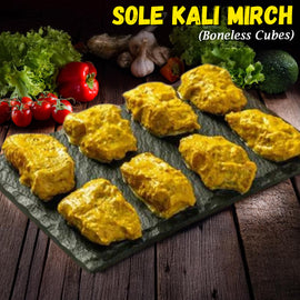 River Sol/Sole Kali Mirch (Boneless Cubes) Nt. Wt. 300g