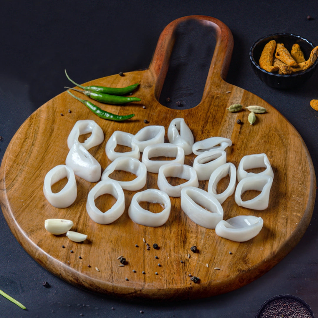Squids (Rings Cleaned) Nt. Wt. 300g