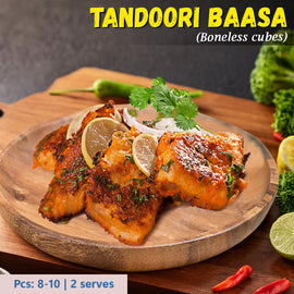 Tandoori Baasa (Boneless Fry Cut)  (Pangasius, Basa) Nt. Wt. 300g