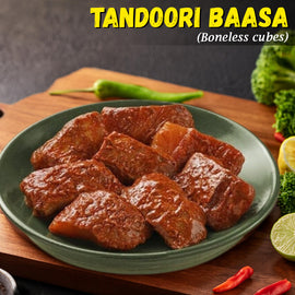 Tandoori Baasa (Boneless Cubes) (Pangasius, Basa) Nt. Wt. 300g (8-10 pcs)