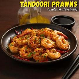 Tandoori Prawns (Peeled and Deveined) Nt. Wt. 250g (12-14 pcs)