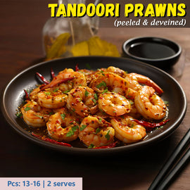 Tandoori Prawns (Peeled and Deveined) Nt. Wt. 250g (13-16 pcs)