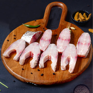 Tilapia (Jalebi) Fish Large Curry Cut w/o Head Nt. Wt. 500g (8-10 pcs)
