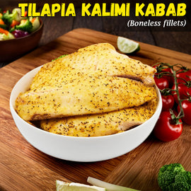 Tilapia Kalimi Kabab (Boneless Fillet) Nt. Wt. 300g (1-2 pcs)