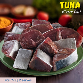 Tuna Fish (Choora Mach) Curry Cut : Medium Nt. Wt. 500g